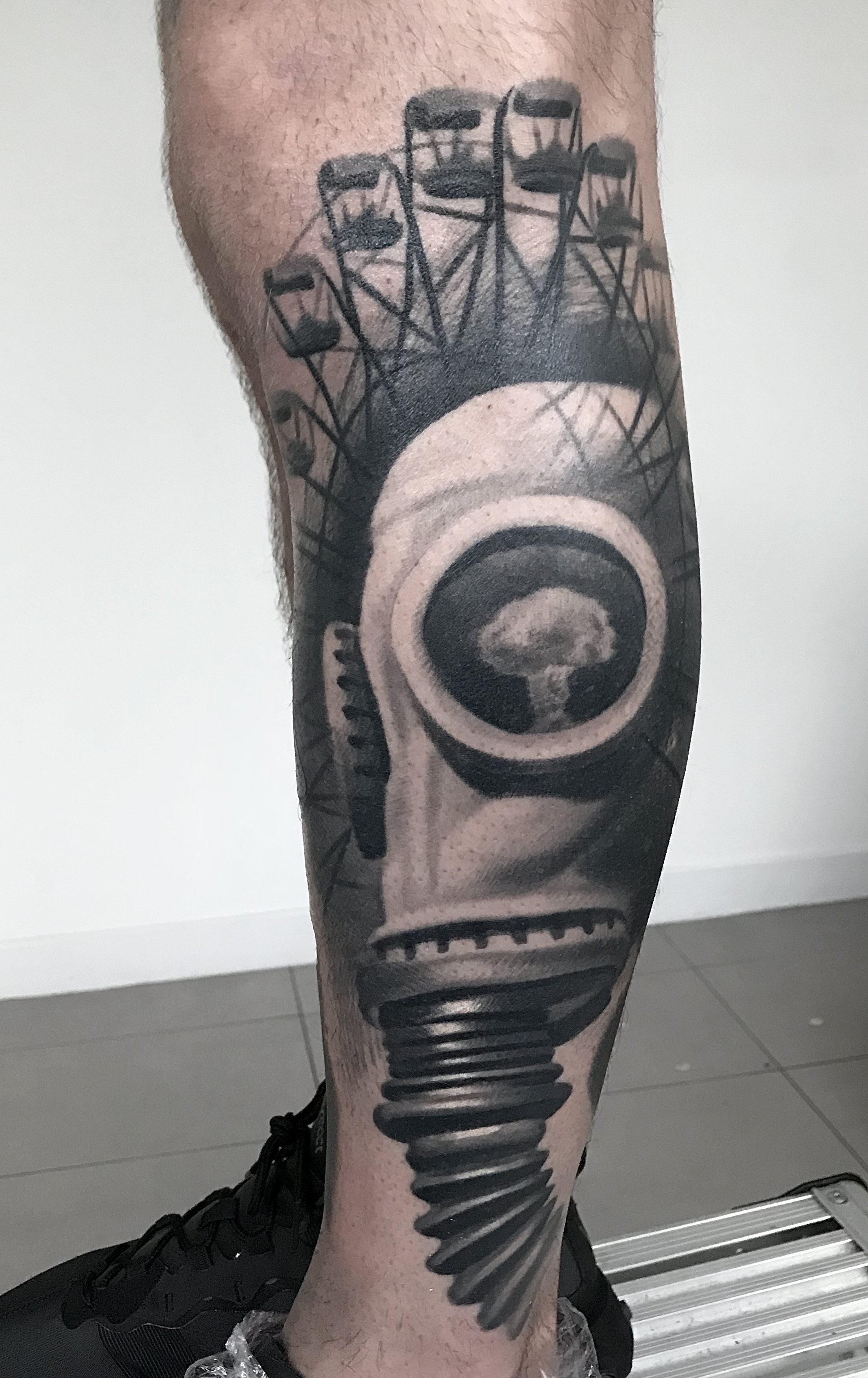 Pet portrait tattoos Glasgow by specialist artist