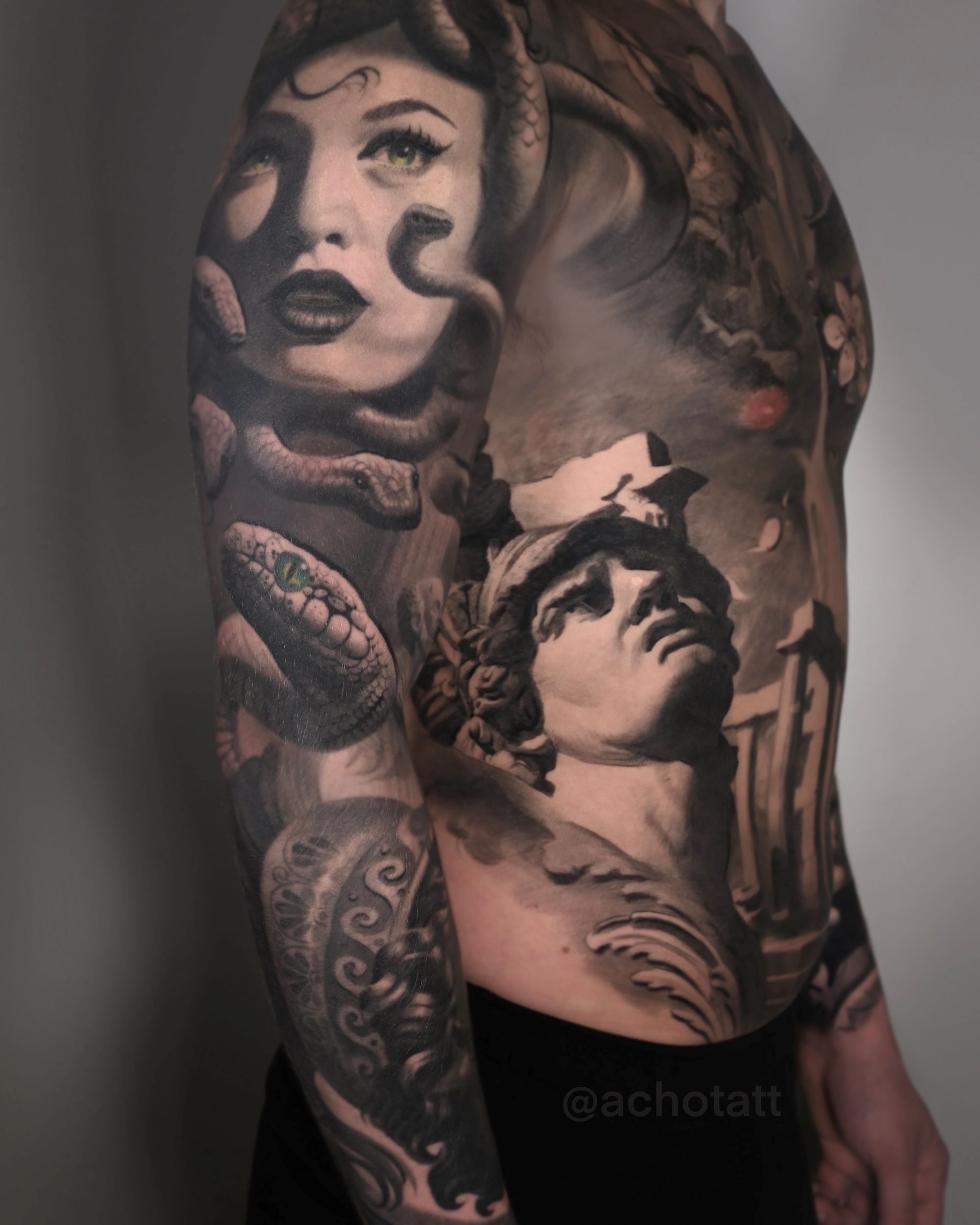 Best colour portrait realism tattoo Glasgow
